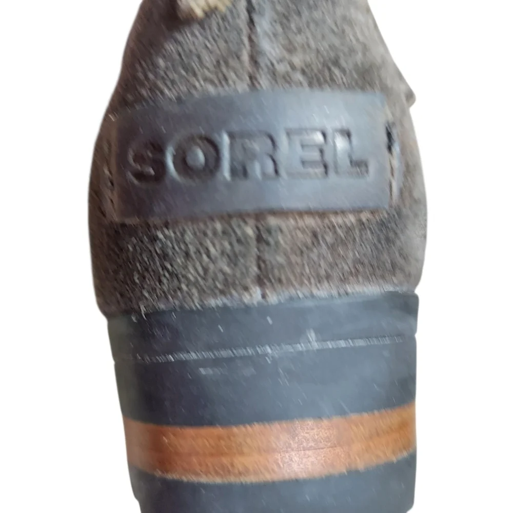 Sorel Lolla Waterproof Leather Suede  Taupe Ankle Boot
